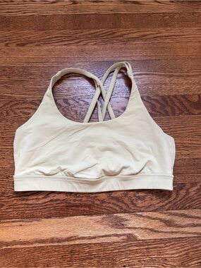 lululemon athletica Light Beige Crossback Sports Bra